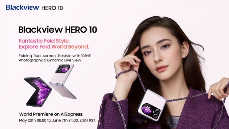 The Blackview HERO 10 Makes Global Debut on AliExpress Featuring Dual Screens, 108MP Camera & Android Dynamic Island – The Most Affordable Flip Phone Yet!