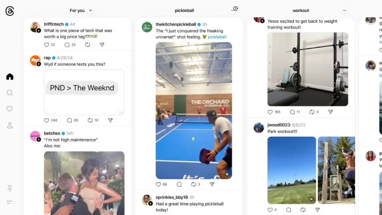 Threads Now Offer a Multi-Column Web View Inspired by TweetDeck