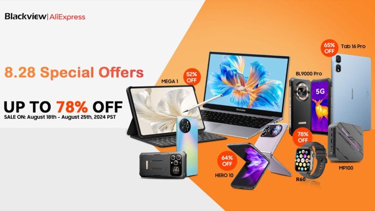 Massive discounts: Save up to 78% at Blackview’s 8.28 Festival on AliExpress!